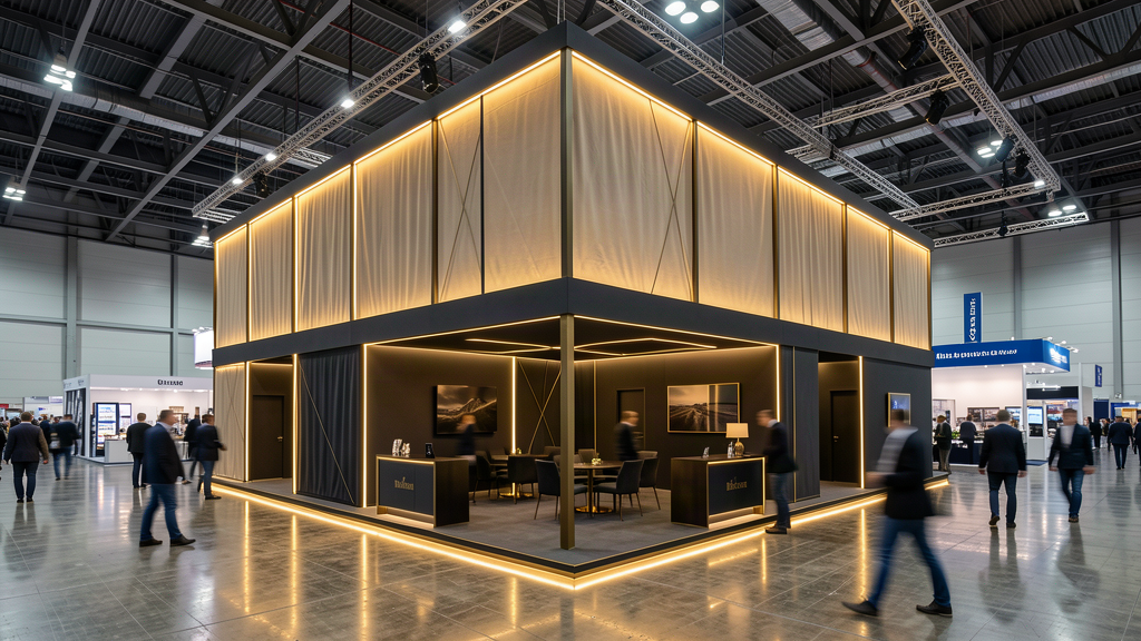 Custom double-decker exhibition stand
